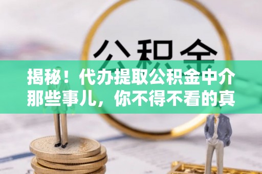 天峨揭秘！代办提取公积金中介那些事儿，你不得不看的真相