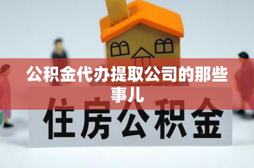 天峨公积金代办提取公司的那些事儿